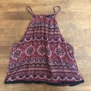 Boho Halter Crop Top